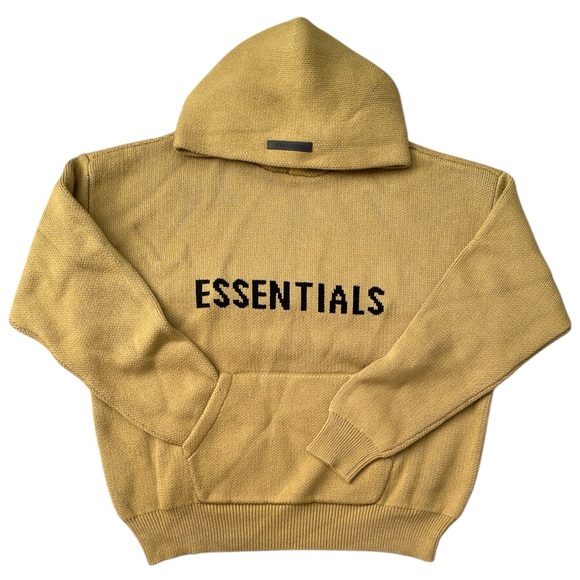 Amber Essentials Fear of God Knit Pullover Hoodie - Picture 3 of 5
